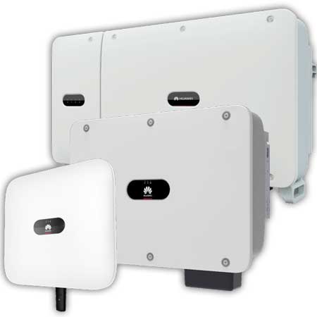 Invertoare panouri solare. Invertoare Huawei monofazate și trifazate de până la 100kw pentru panourile fotovoltaice.