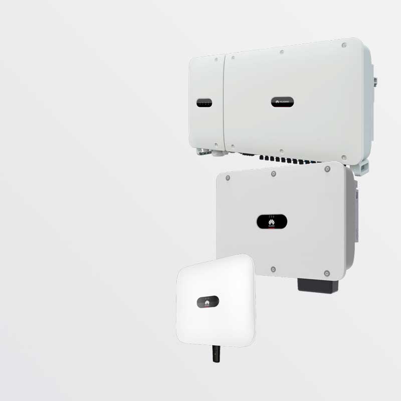 Invertoare Huawei monofazate și trifazate de până la 100kw pentru panourile fotovoltaice.